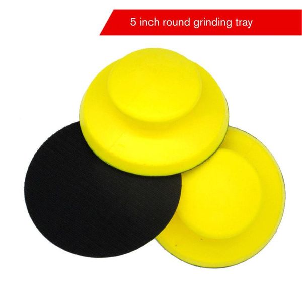 

1pc 5inch hand hook & loop back-up sanding pads for abrasives sandpaper sanding discs for woodworking manual polishing tools