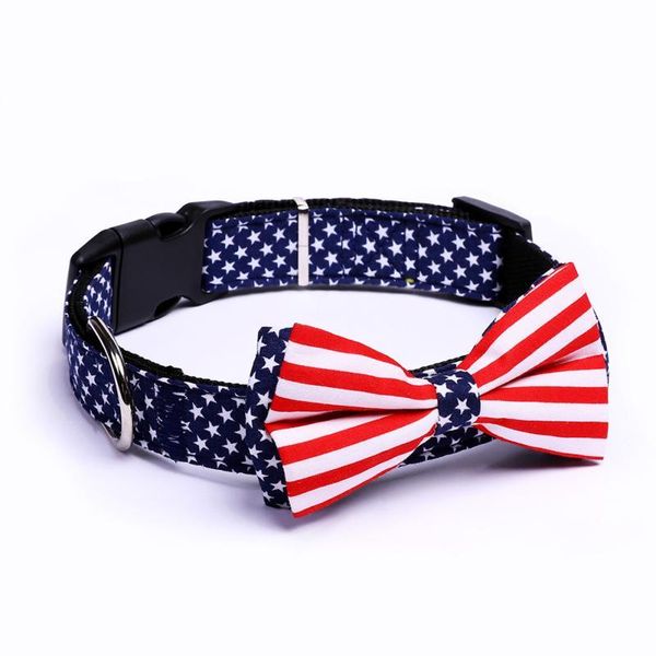 

dog collars adjustable pet neck collar cat chihuahua yorkshire poodle bichon pug french bowknot 5 pieces lot