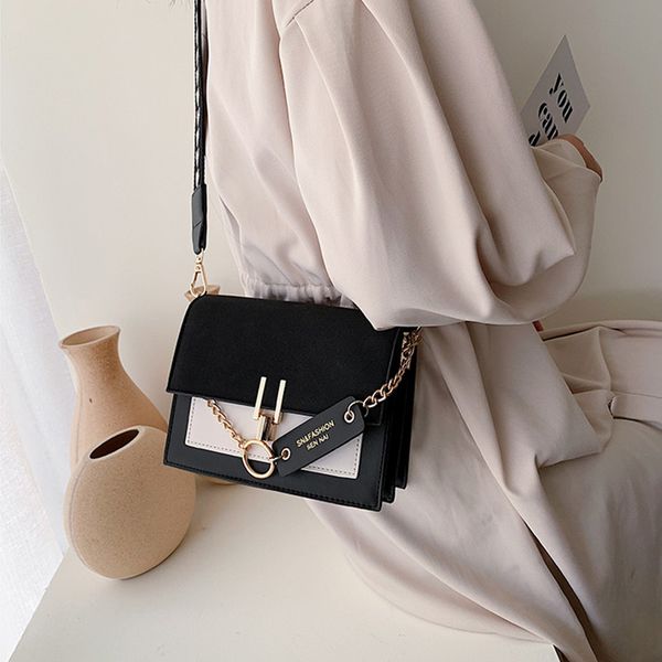 

2020 new fashion frosted women shoulder bag simple style chain mini bag crossbody purses and handbags female messenger