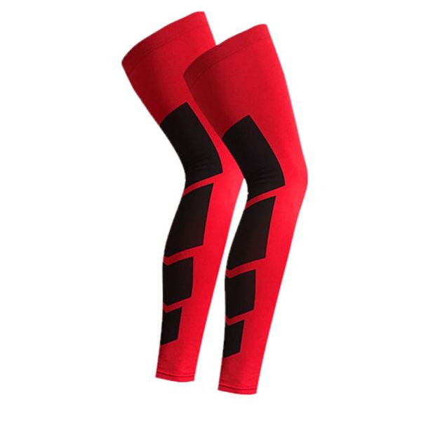 

1pcs cycling running knee pad antiskid long knee support brace pad protector sports basketball leg sleeve, Black;gray