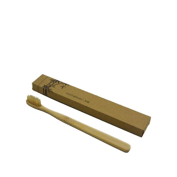 

New environment friendly wood toothbru h bamboo toothbru h bamboo fibre wooden handle tooth bru h for adult