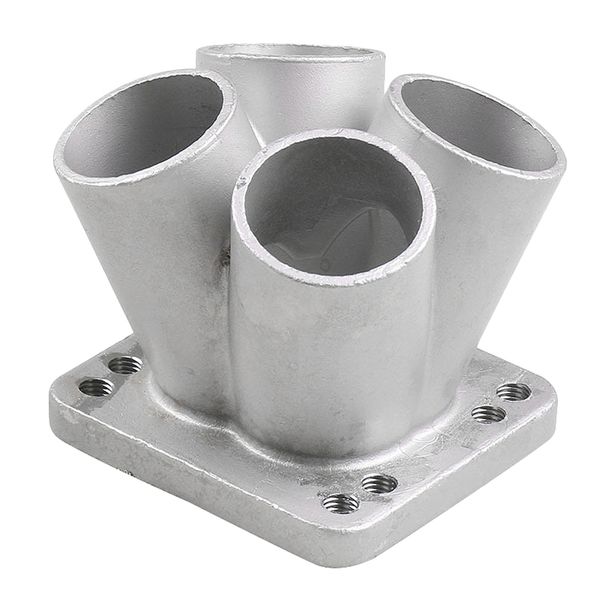 

4-1 4 cylinder manifold header merge collector stainless steel t3/t4 turbo inlet