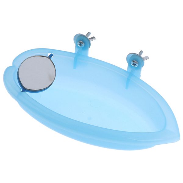 

bird bathtub with bird mirror small oval bird bathtub pet cage accessories parrot bath shower bathing supplies standing box