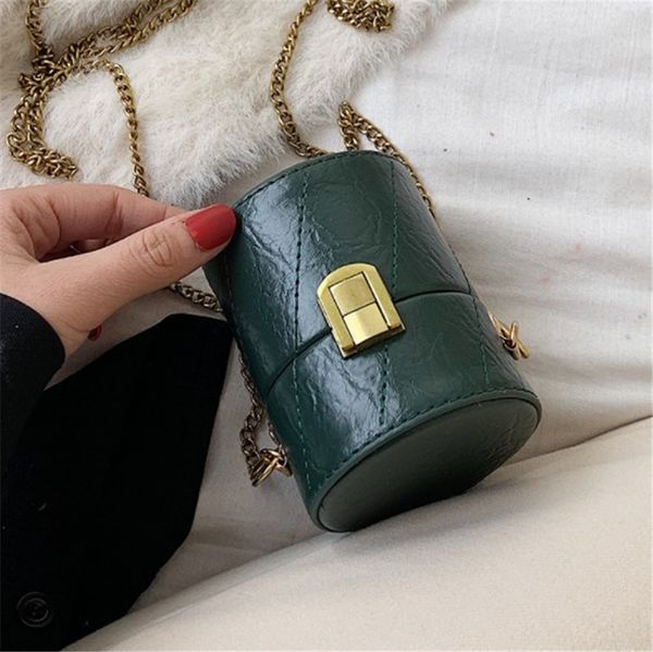 

designer luxury shoulder bag women designer mini barrel-shaped wild joker lipstick bag new autumn and winter fashion newset 3