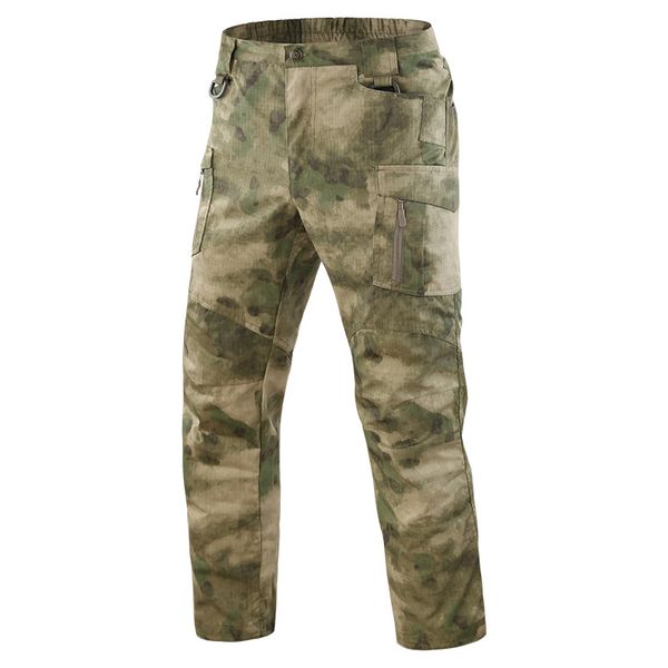 

men summer outdoor thin pants quick drying camouflage tactical combat training army fans clothing male cargo trousers, Black;blue