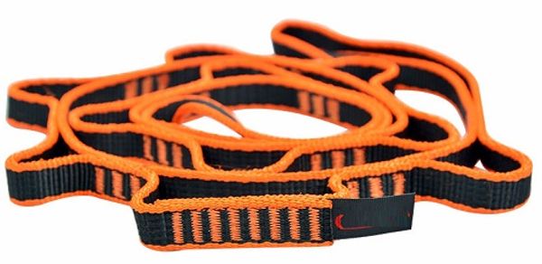 

110--180cm 2200kg 16mm 3mm outdoor rock climbing rope sling safety air chrysanthemum yoga wear flat band ring rope chain
