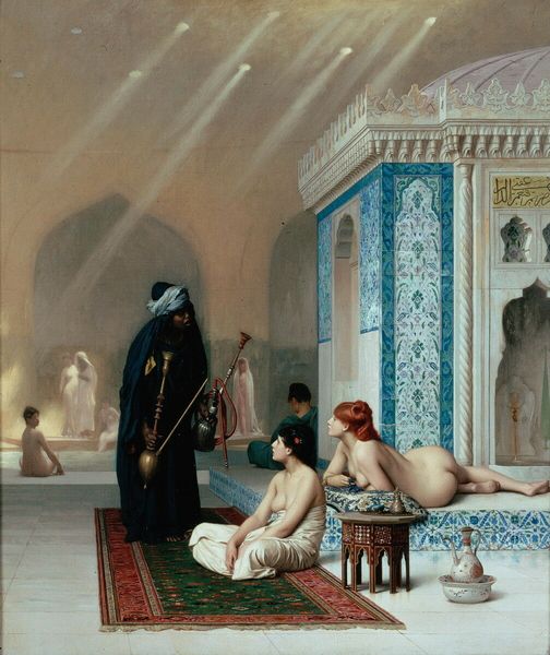 

jean leon gerome pool in a harem home decor handpainted & hd print oil painting on canvas wall art canvas pictures 191112