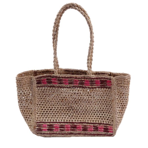 

large capacity women straw handbags fashion ladies shoulder messenger bags casual summer female tote bags