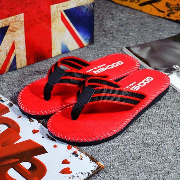

men slippers 2020 new summer big size tide slippers men non-slip cool flip-flops breathable indoor or outdoor flip flops #3, Black