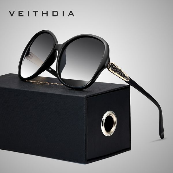

veithdia retro sun glasses polarized luxury ladies brand designer women sunglasses eyewear oculos de sol feminino v3025 y200420, White;black
