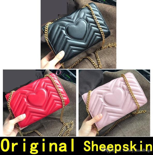 

marmont original sheepskin натуральная кожа дизайнерские сумки высокое качество роскошные сумки золотая цепочка женские сумки на ремне поста