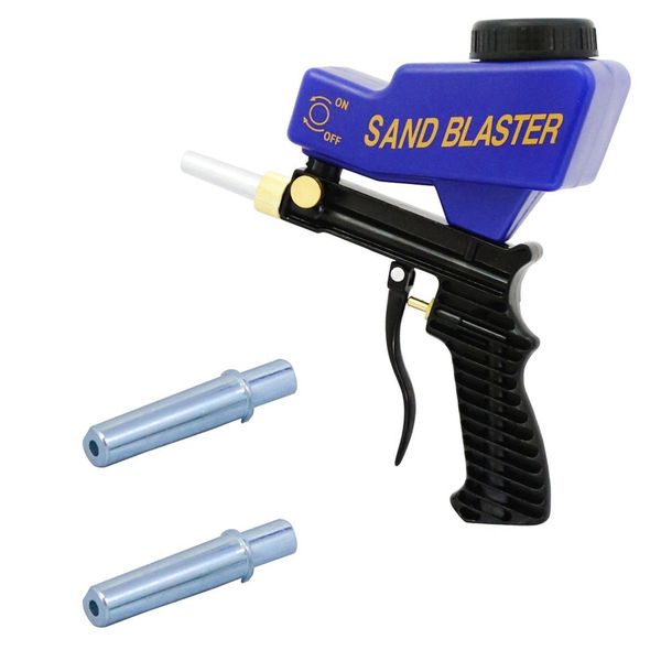 

spray gun gravity pneumatic set home diy mini blasting device sandblaster adjustable sandblasting machine