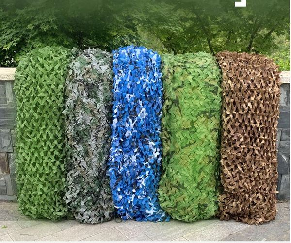 

2x3m/4mx2m /5mx2m hunting camouflage nets woodland army training camo netting car covers tent shade camping sun shelter