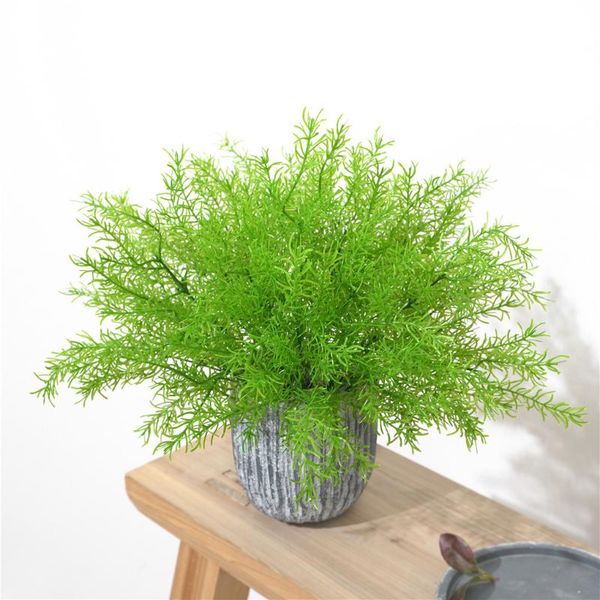 

artificial greenery grass table centerpiece plant decoration wedding party event plastic fake plant