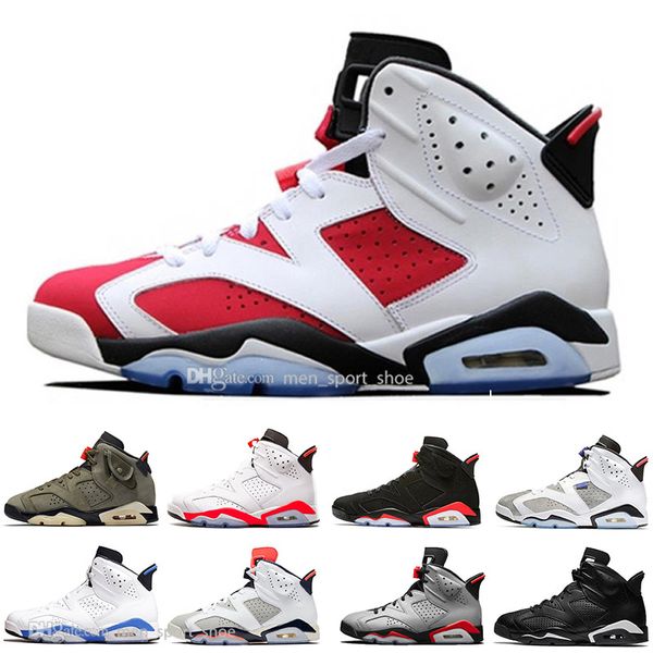 

travis scotts black green 6 6s mens basketball shoes cactus jack black infrared bred 2019 reflective bugs bunny men sports designer sneakers