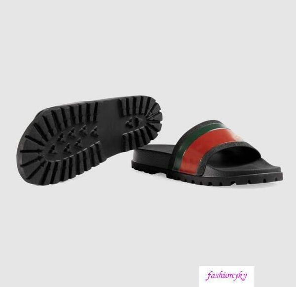 

men's thick bottom slippers 429469 trump bee embroidered women's sneakers couple shoes box, Black