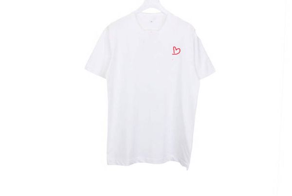 

men designer t shirt 2020 summer new brand tshirts luxury tshirt short sleeve tees heart print funny tees high quality, White;black