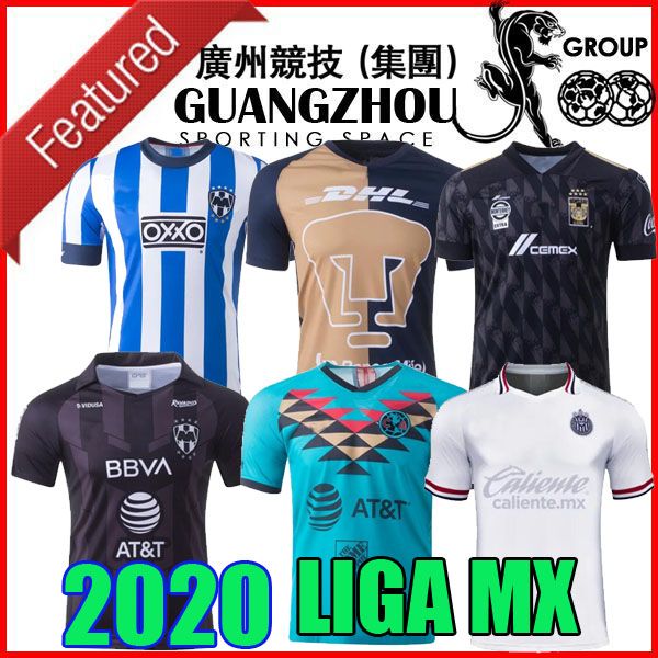 

rayados monterrey soccer jerseys 2019 club america club world cup 2020 chivas pizarro maximiliano tigres uanl cougar unam football shirts, Black;yellow