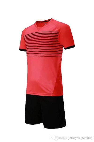 

2019 red lastest men football jerseys outdoor apparel football wear juv suit, Black