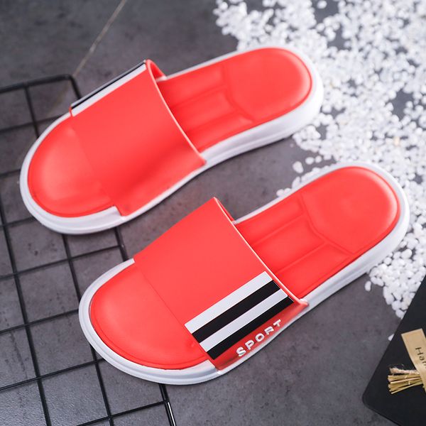 

summer designer beach casual shoes man soft bottom slippers brand anti slip indoor shower slippers mens comfort flat, Black