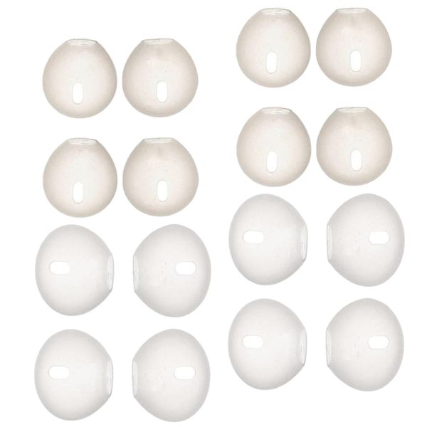 

4 pairs xreplacement silicone gel ear tips buds in-ear earphone eartips