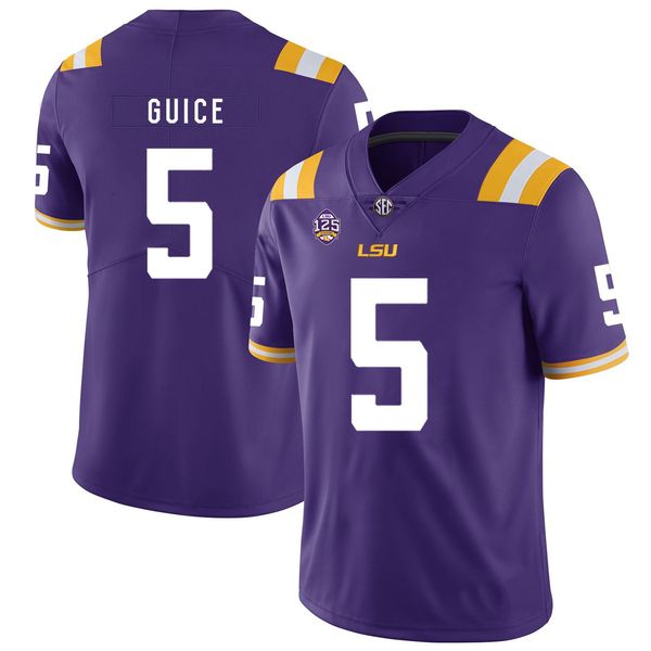

stephen sullivan stitched youth lsu tigers patrick queen jacob phillips tyler shelvin college football jersey purple white, Black