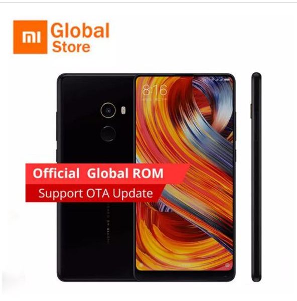 

New original xiaomi mi mix 2 mix2 6gb 256gb martphone telephone phone napdragon 835 octa core 5 99 quot full creen di play ceramic
