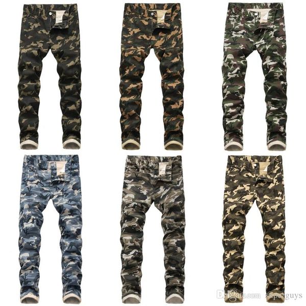 

мужские джинсы камуфляж slim fit motorcycle biker denim для мужчин модельер hip hop мужские джинсы js1553, Blue