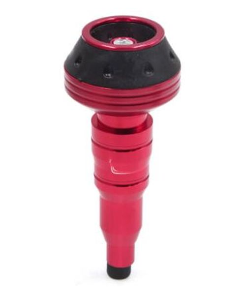

titanium tone aluminum alloy scooter motorcycle drop resistance anti-throw stick red