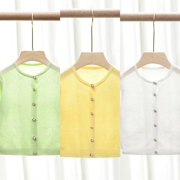 

4c3xu children's thin sweater 1-4 years old boy's baby sun protection clothing baby's knitted cardigan sunscreen clothes coat, Blue