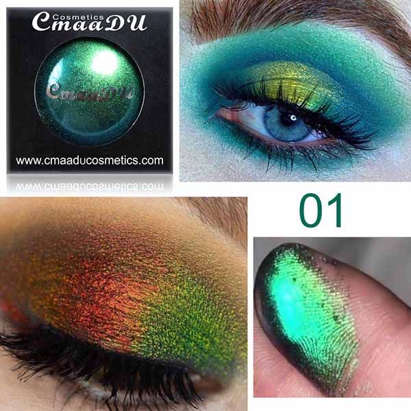 

ladies eyeshadow metallic shimmer color change eyes shadow women eyes makeup sj66
