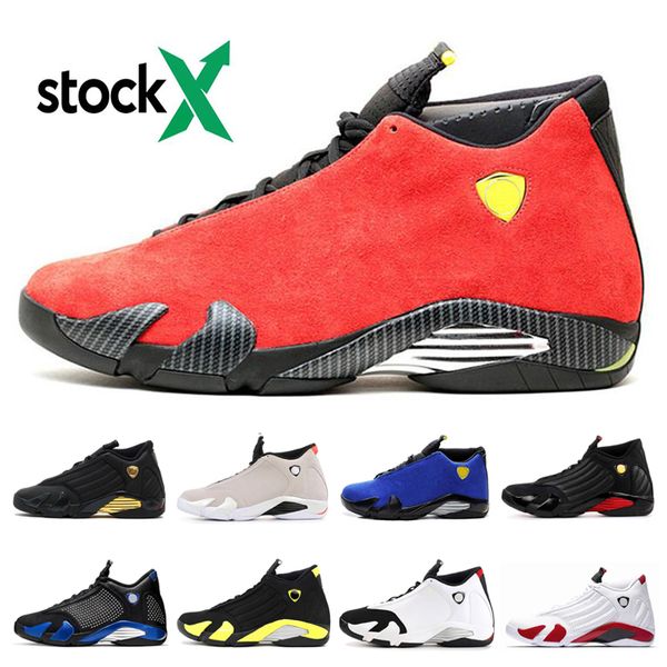 

air jordan retro stock x 14 14s mens basketball shoes desert sand dmp last sthunder red suede mens sport sneakers designer