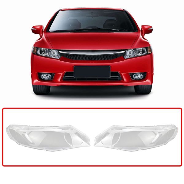 

front headlight lamps cover transparent lampshade lamp shell masks headlight cover lens for civic 2006-2011
