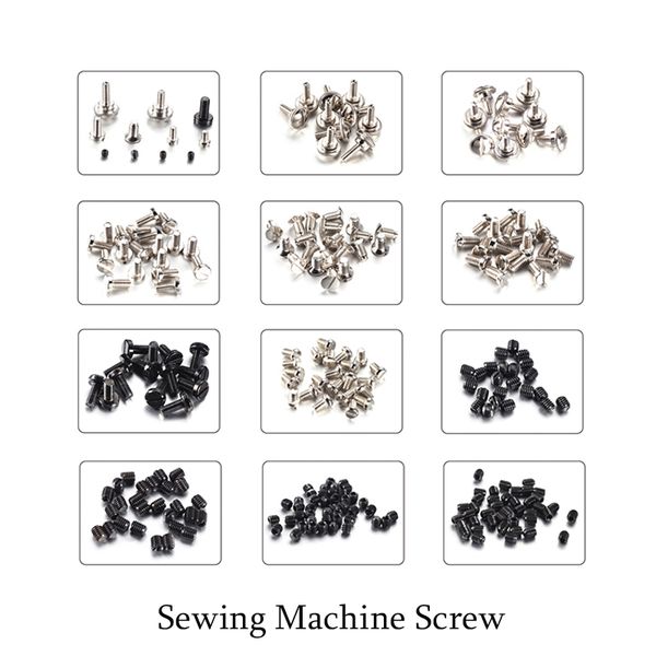 

sewing machine screw for single needle lockstitch sewing machine parts folder screw, Black