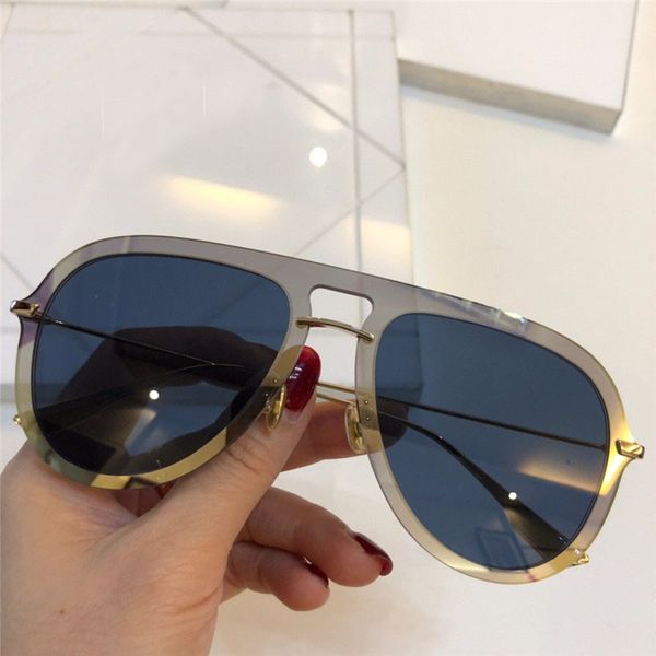 

new fashion designer sunglasses classic pilot frame simple summer style uv400 lens protection eyewear with box, White;black