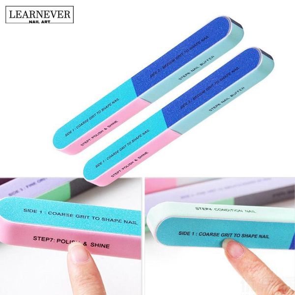 

10pcs/lot nail files polishing file nail art tool printing file sanding professional pedicure manicure buffing