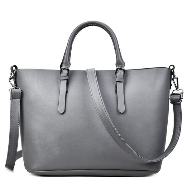 

2019 new european and american simple and versatile ladies shoulder bag