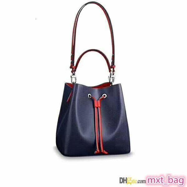 

factory price fashion new style 2019 women s genuine leather bucket bags lockme water ripple totes bags with dust bags wallets