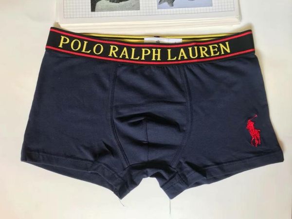 

6pcs/set polo men cotton underwear boxers shorts mix colors pl01 no box