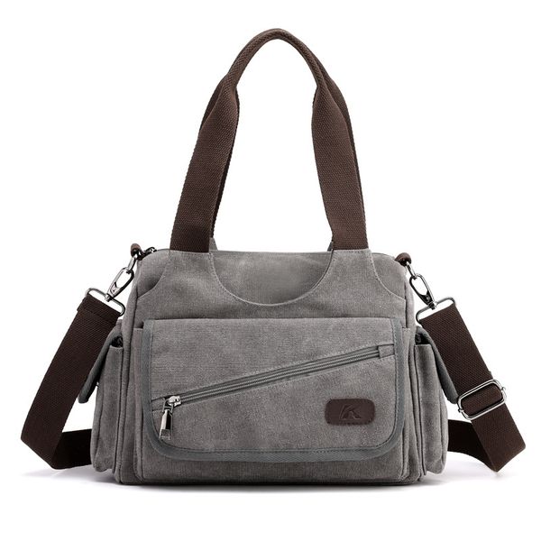 

canvas handbags casual female commuter bag fashion handbag shoulder slung handbag