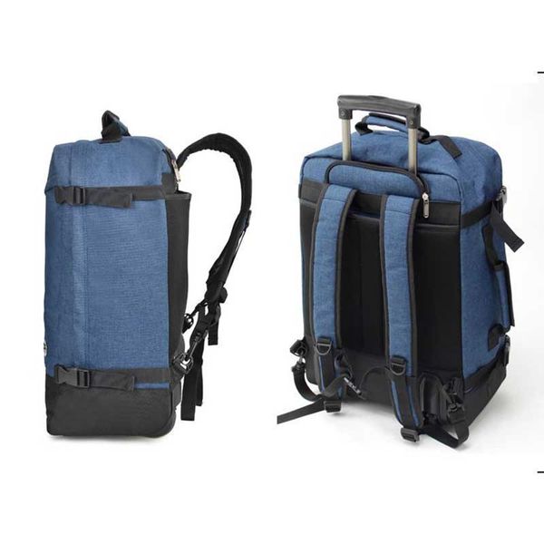 

travel tale large capacity shoulders travel bag ultralight rolling luggage backpack 20 inch carry on trolley suitcases wheel