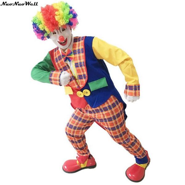 

бесплатная доставка hallowen взрослых клоун костюм отдыха разнообразие забавный клоун костюм джокера косплей платье партии рождество, Silver