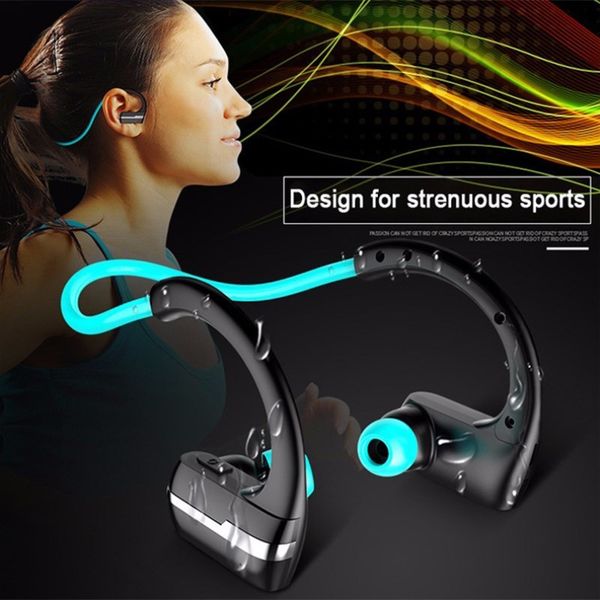 

p9 bluetooth 4.1 headset ipx4 sweatproof stereo sports bluetooth earphone earbuds wireless headphone hd mic earphone for phone