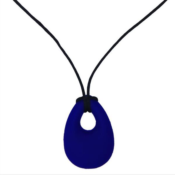 

silicone necklace angel tears pendant mother wearing baby grinding teeth bite joy