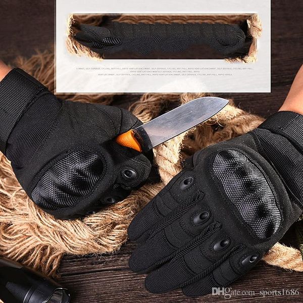 

army gear tactical gloves men swat combat gloves carbon shell anti-skid airsoft paintball gloves protection antiskid ski north glove gants, Black;green