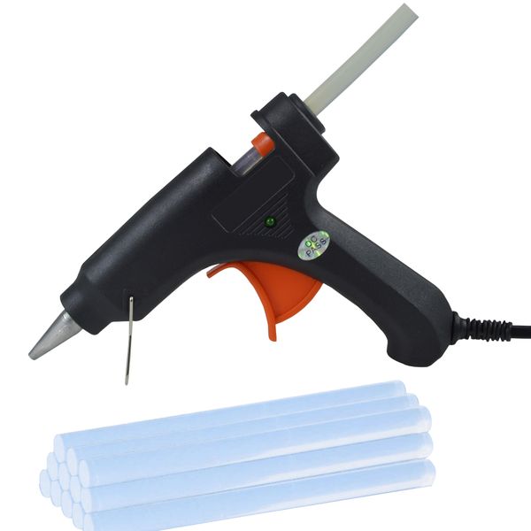 

melt gun 20w mini thermal glue gun 7 mm home diy set including 10 pieces glue sticks silicone crafts