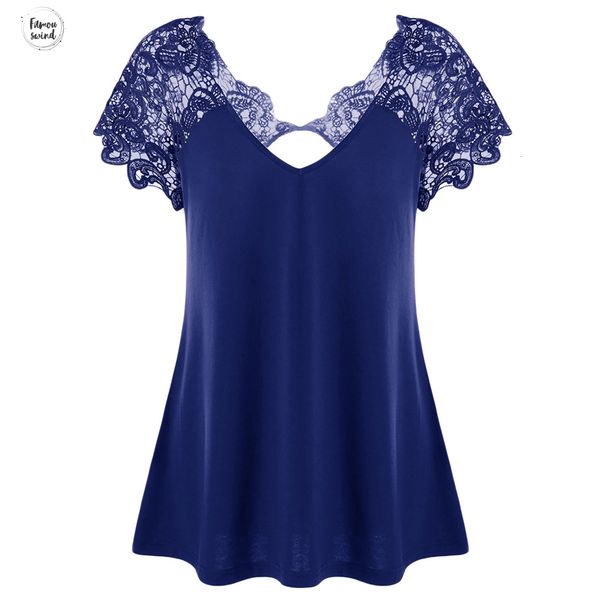 

t shirt plus size cutwork up trim women casual short sleeve hollow out tees lace summer female fashion shirts, White