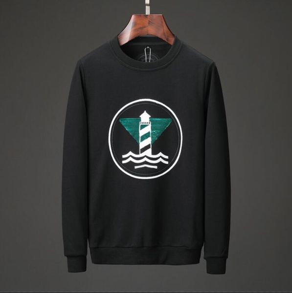 

осень и зима мужские брендовые свитера новая мода теплый свитер лучшие продажи спорта на открытом воздухе человек толстовки хлопок качество, Black