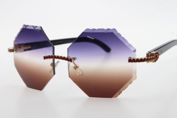 

бесплатная доставка красный бриллиант 4189706 rimless black buffalo horn солнцезащитные очки унисекс резные зеленый красный объектив новый д, White;black