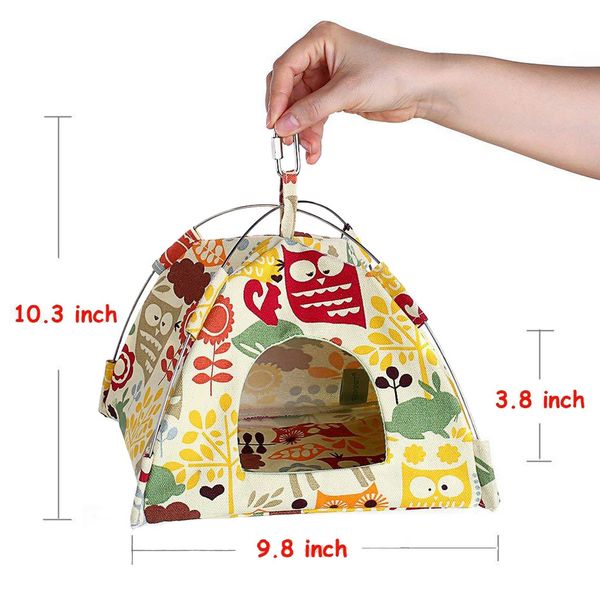 

small pet tent bird nest cave house sleeping bag mat pad tent hamster chinchillas hanging hammock parrot tent kennel bed